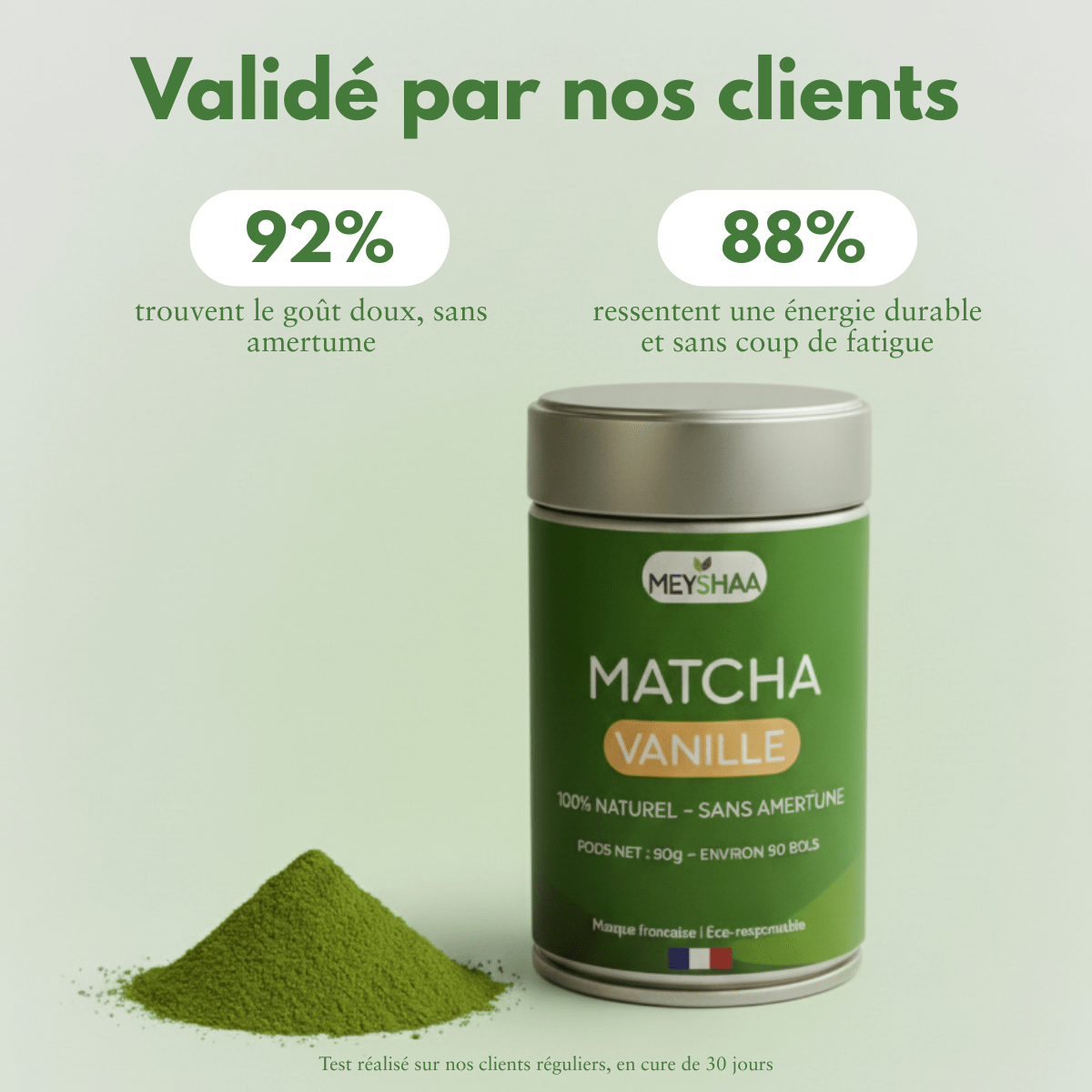 Matcha Vanille Bio - Meyshaa