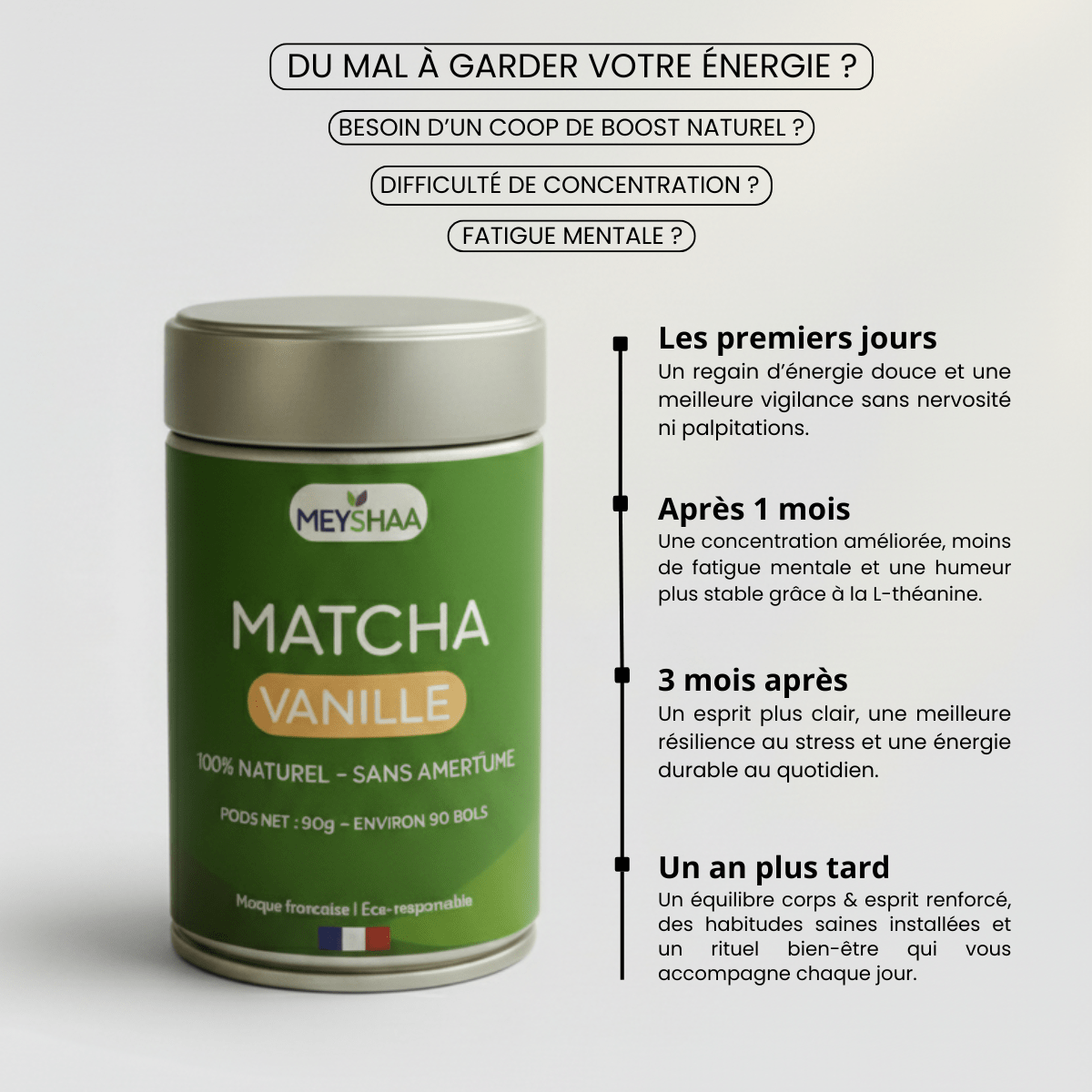 Matcha Vanille Bio - Meyshaa