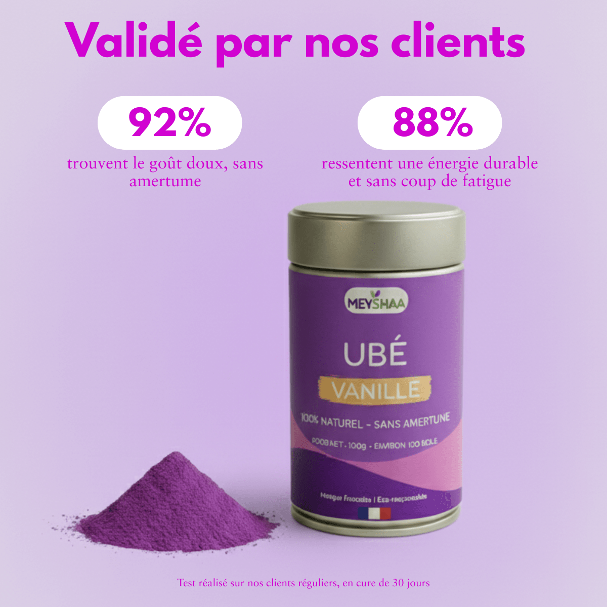 Ubé Vanille Bio - 100g - Meyshaa