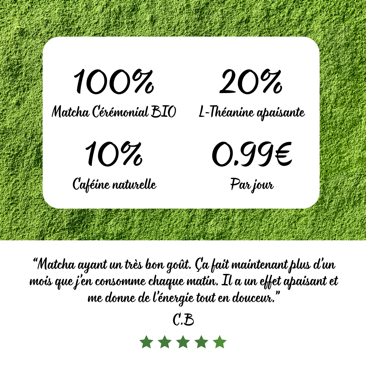 Matcha Cérémonial Bio