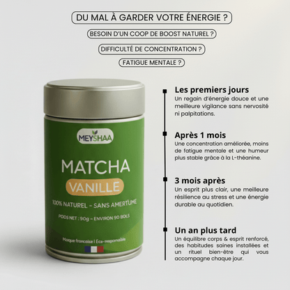 Matcha Vanille Bio - Meyshaa